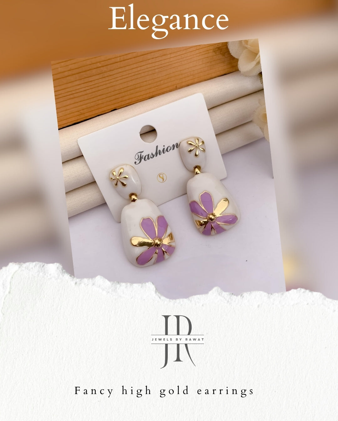 Fancy High Gold Earrings