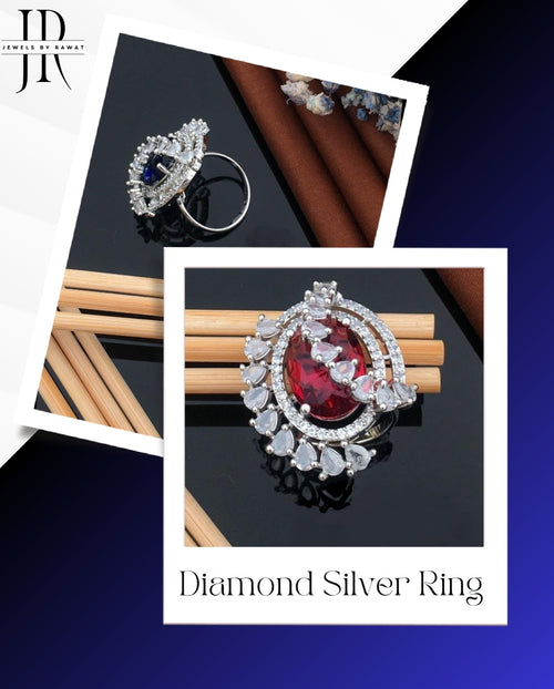 Diamond Silver Ring